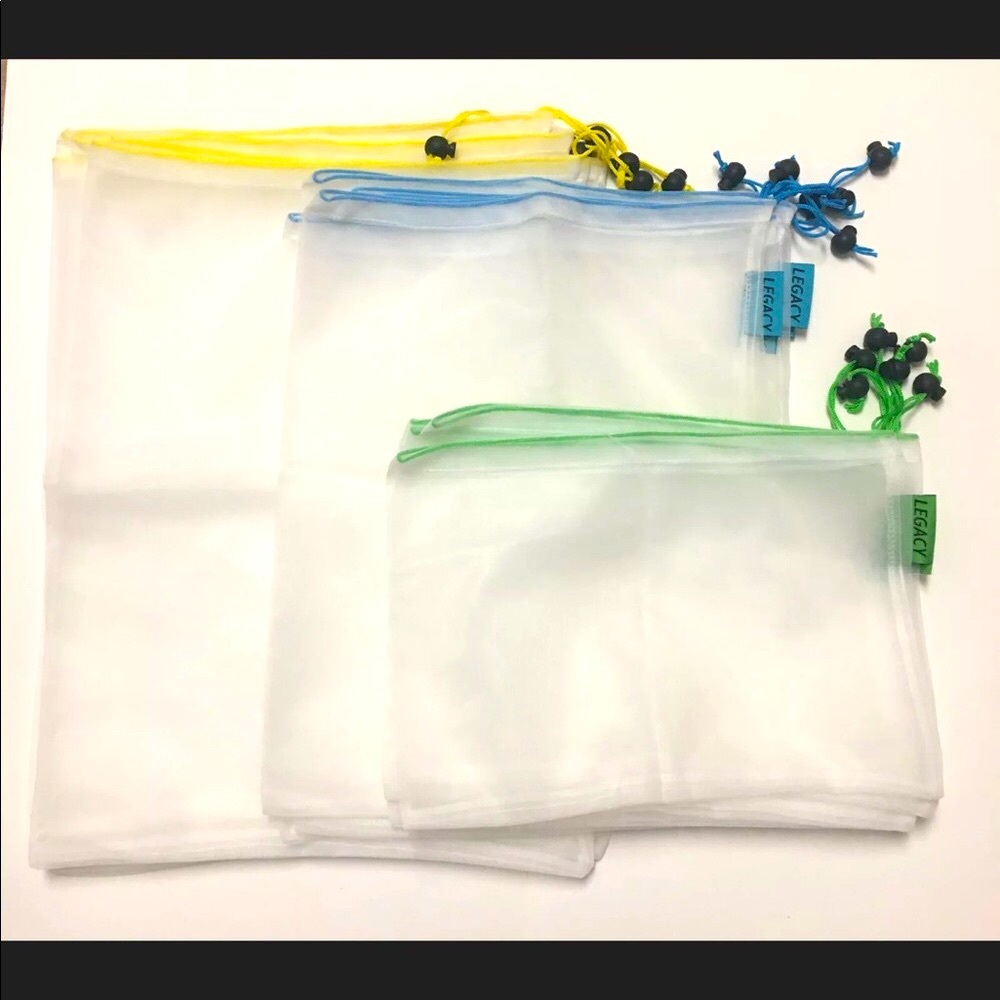 18 Legacy Reusable Personal Produce Bags 3 Sizes